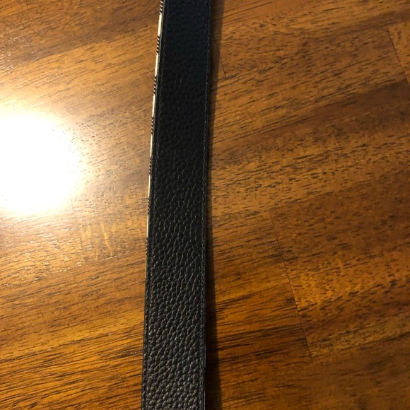 NWT $198 Tory Burch REVERSIBLE Belt in Black Leather and Gingham -Various Sizes! - Picture 8 of 11